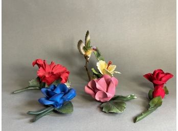 Gorgeous Flower & Bird Pieces Including Capodimonte