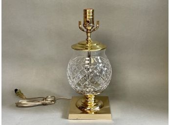 A Gorgeous Signed Waterford Crystal Lamp