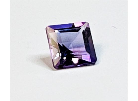 1.75 Carat ---7x7mm Square  Cut Amethyst Loose Gemstone