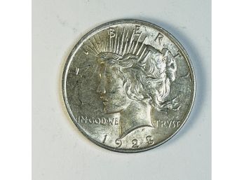 Uncirculated 1923  Silver Peace  Dollar (101 Years Old)