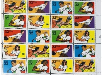 NEW SEALED Recreational Sports Sheet Of Twenty 32 Cent Postage Stamps Scott 2961-65
