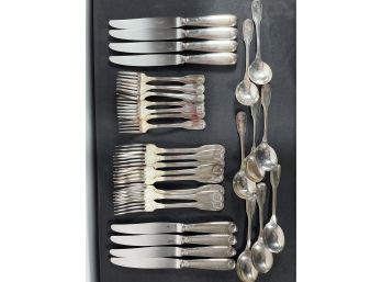 31 PIECES CHRISTOFLE SILVERPLATE