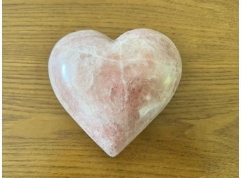 Heart Shaped Pink Calcite