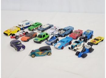 Eighteen Vintage Mostly Hot Wheels & Matchbox Diecast Collectible Toy Cars (Lot 3)