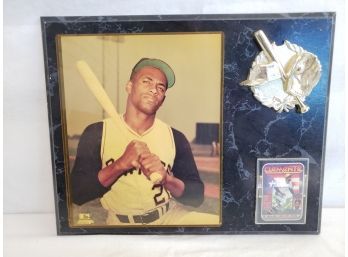 Vintage Roberto Clemente Pittsburgh Pirates Wall Plaque