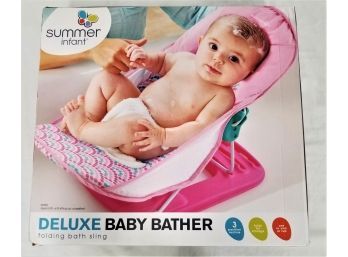 New Summer Deluxe Baby Bather Folding Bath Sling