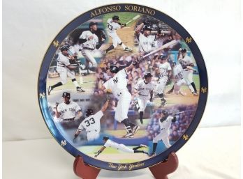 Yankees Alfonso Soriano Collectors Plate