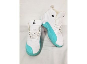 Girls Air Jordan 12 XII Retro (tD) White/light Aqua Size 3Y