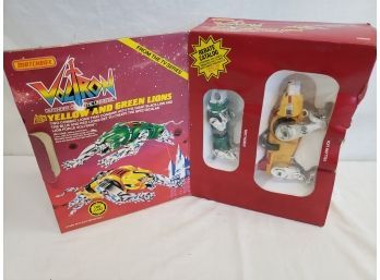 Vintage Voltron Yellow And Green Lions New