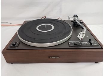Vintage Pioneer PL-120 Wood Base Turntable Record Player