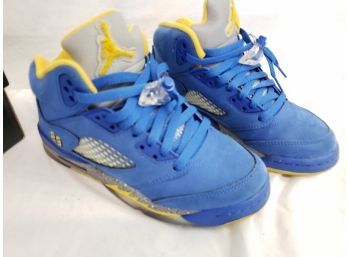 Nike Air Jordan Laney Royal Blue Youth Size 4 Basketball Sneakers