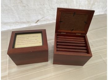 Pair Of Wooden Photo Boxes