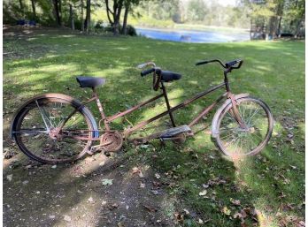 Antique Two Seater Raleigh  Bicycle