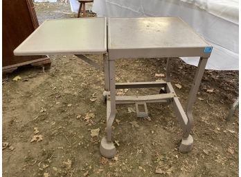 Industrial Grey Fold Side Table