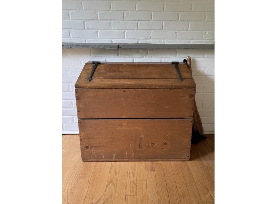 Antique Firewood Storage Box