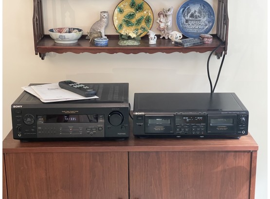 Sony Receiver And Cassette Deck
