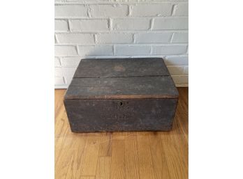 Antique J Faure And Co. Cognac Crate Box