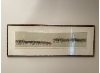Etching By Richard Volpe - October Sun