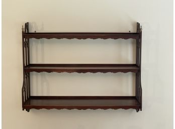 Wooden Hanging Wall Shelf