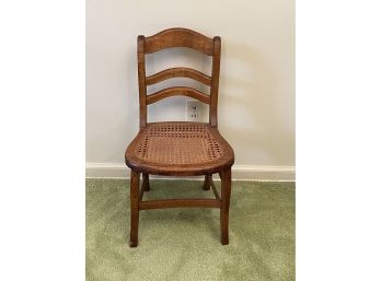 Small Wooden Chair With Cane Seat