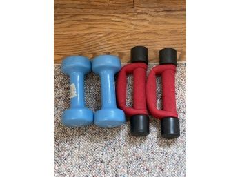 3 Sets Of Hand Weights