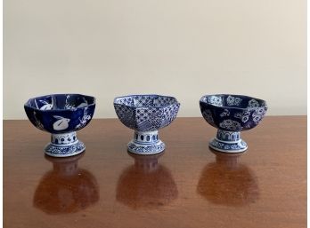 Lot Of 3 Small Chinese Bowls