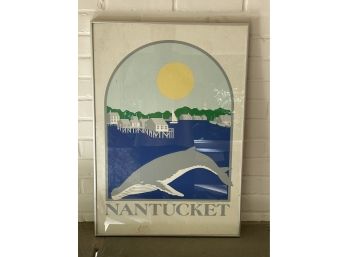 Vintage D. Thompson/M. Cormier Limited Edition Nantucket Silk Screen Poster 1983