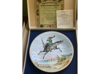 Haviland Limoges Decorative Plate The Magic Horse