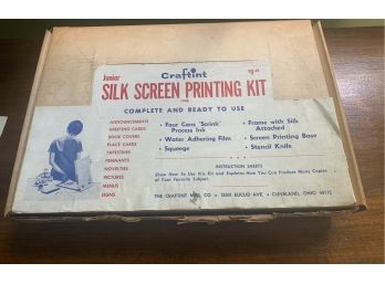 Craftint Silk Screen Printing Kit