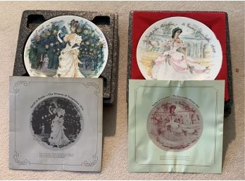 Set Of 2 Henri Darceau Porcelain Plates