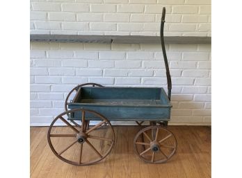 Antique Wooden Coaster Wagon