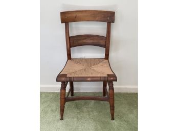 Wooden Rush Seat Chair