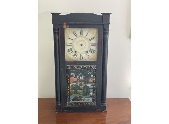 Boardman & Wells Wood Works Shelf Clock. C, 1820's