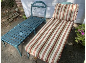 Pair Chaise Lounges