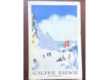 Rare Jungfrau Railway Booklet With Photos By Mil Cardinaux