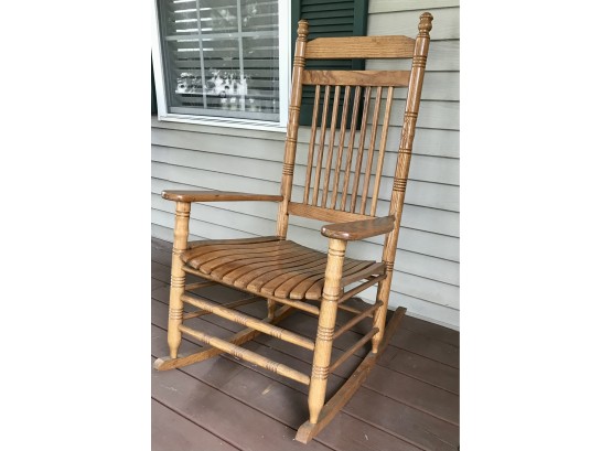 CRACKER BARREL Wooden Rocking Chair