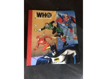 Binder Full Of Vintage DC COMICS Trading Cards