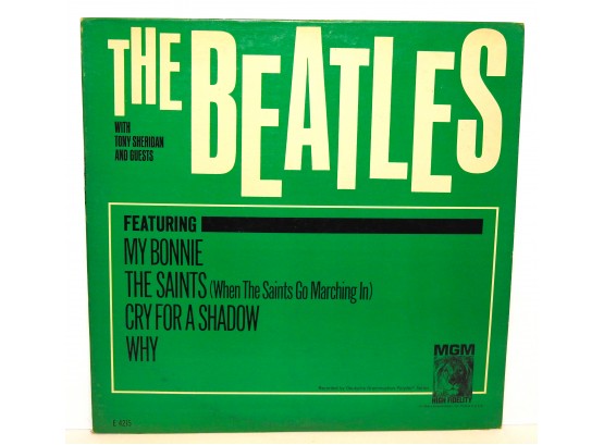 The Beatles With Tony Sheriden Record Album LP