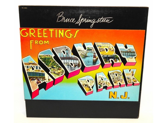 Bruce Springsteen Greetings From Asbury Park Record Album LP Postcard Cover