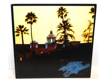 Eagles Hotel California Record Album LP With Insert Poster