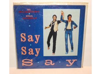 McCartney & Jackson SAY SAY SAY Record Album LP