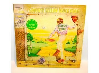 Elton John Goodbye Yellow Brick Road Record Album Double LP Yellow Vinyl