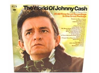 Johnny Cash World Of Record Album LP