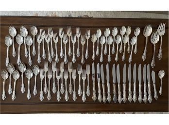 Oneida Community Silver Plate Artistry Pattern - Complete Service For 12