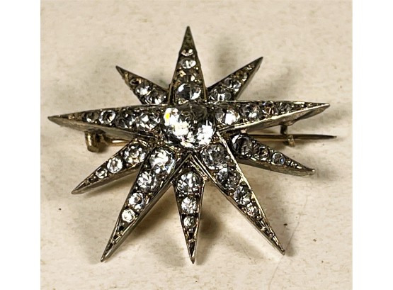 Early Georgian Paste Star Formed Brooch 1820s