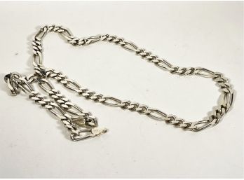 Heavy 925 Sterling Silver Link Italian Chain Necklace Needs Clasp 20'