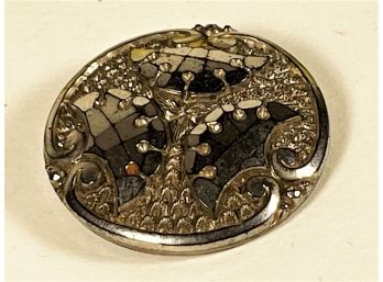 Victorian Glass Button