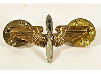 WWII Wings Propeller Airforce Pin