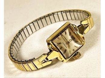Vintage Gold Filled 17 Jewel Ladies Omega Wristwatch Watch