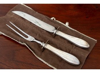 The F.L Wilson Co. Cutting Set- Sterling Handled